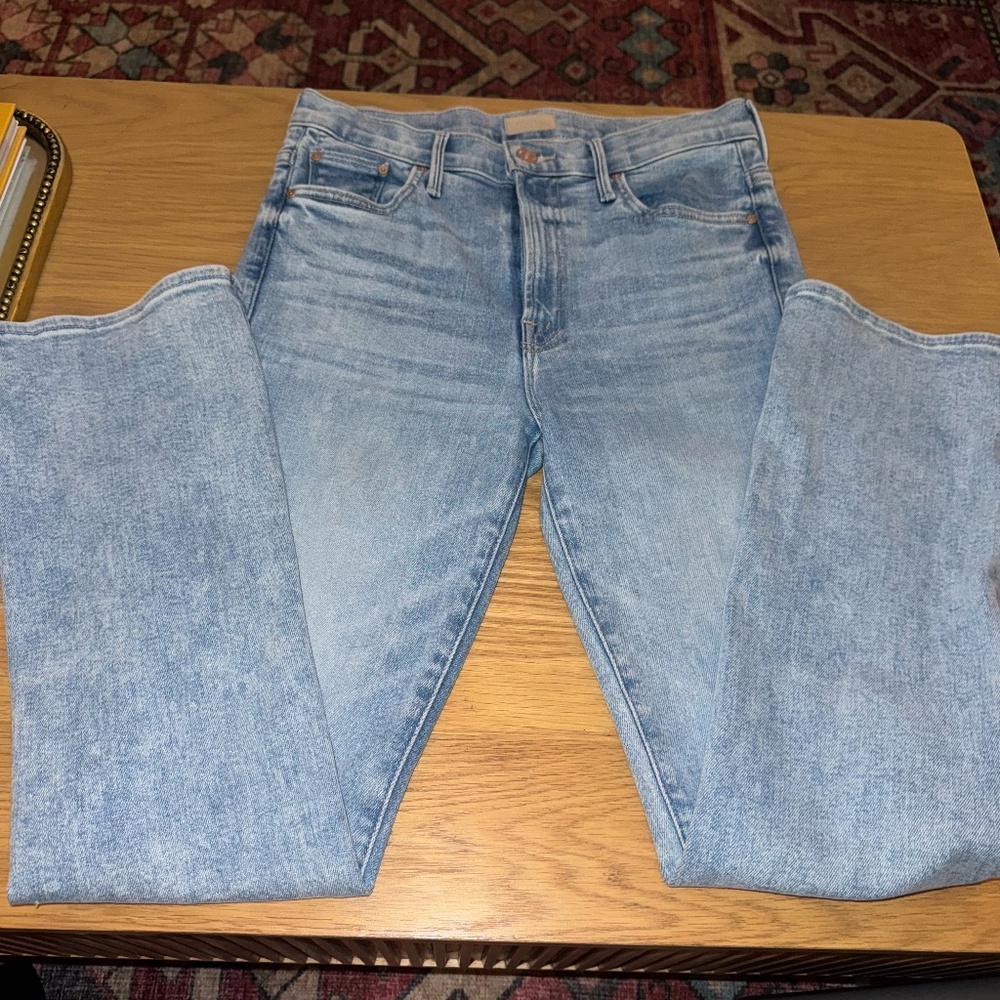 MOTHER The Insider Flood Jeans, Tea Time